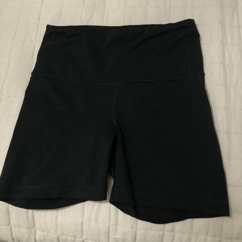 Black workout shorts